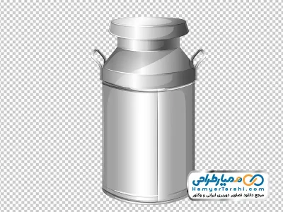 تصویر وکتوری بشکه فلزی شیر با فرمت png