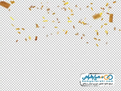 عکس وکتوری کاغذ رنگی تولد (طلایی)