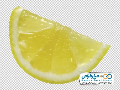تصویر وکتوری برش لیمو ترش با فرمت png