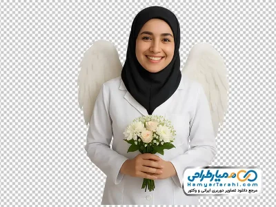 دانلود عکس png خانم پرستار با بال