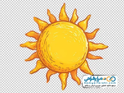 عکس با کیفیت خورشید طلایی