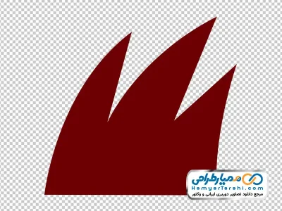 دانلود تصویر png استیکر شبیه تاج خروس