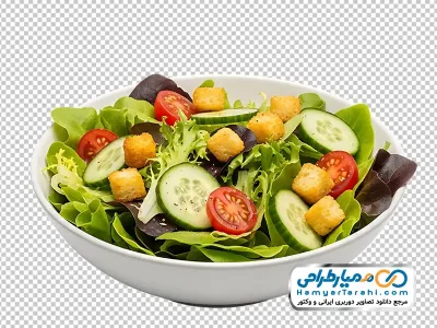 دانلود تصویر png بشقاب سالاد