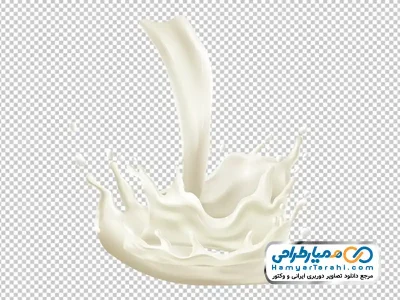 تصویر png ریختن شیر