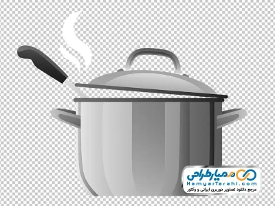 دانلود عکس وکتوری قابلمه با ملاقه