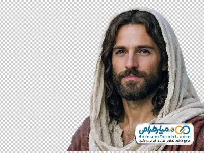 تصویر وکتوری شمایل حضرت مسیح