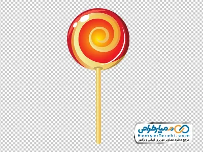 دانلود فایل png آبنبات چوبی پیچی