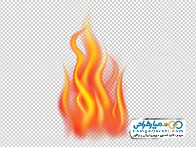 فایل png شعله آتش