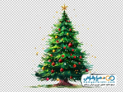 عکس png درخت کریسمس