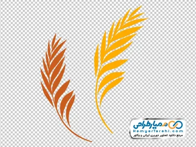 عکس برگ گندم زار با فرمت png