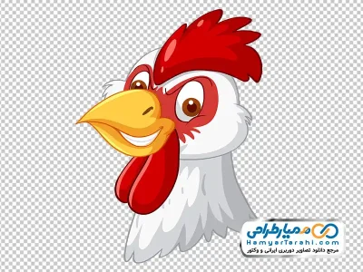 عکس کارتونی سر خروس با فرمت png