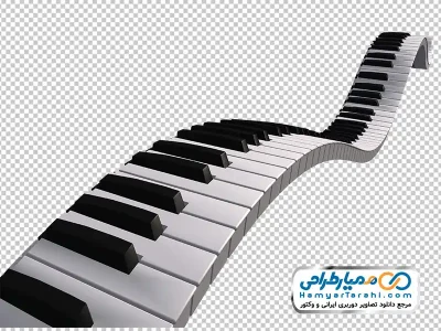 دانلود تصویر png کیبورد پیانو
