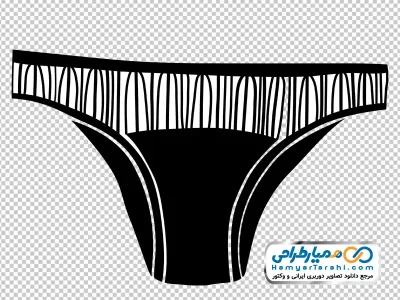 دانلود عکس وکتوری سیاه و سفید شورت زنانه