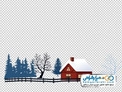 تصویر وکتوری طبیعت کوهستان برفی