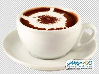 تصویر png فنجان کاپوچینو