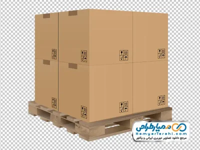 عکس png جعبه های کارتن