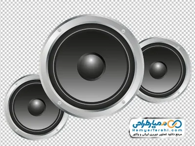 تصویر png بلندگو موسیقی
