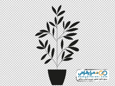 دانلود آیکون گلدان گل با فرمت png