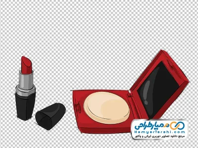 عکس وکتوری رژ لب و کرم پودر با فرمت png