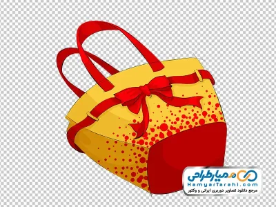 تصویر وکتوری کیف دستی بزرگ با فرمت png