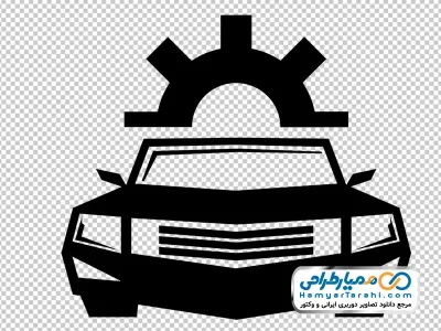 تصویر وکتوری چرخ دنده و ماشین با فرمت png