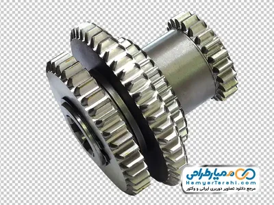 تصویر با کیفیت چرخ دنده میل بادامک ماشین با فرمت png