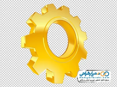 عکس وکتوری چرخ دنده طلایی