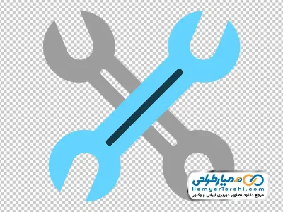 آیکون رنگی آچار با فرمت png