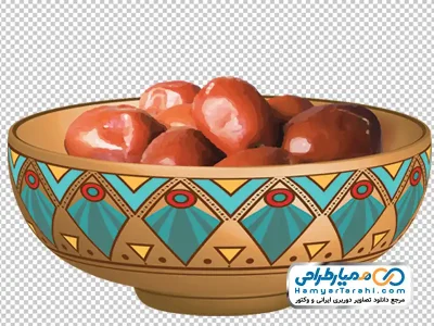 عکس وکتوری ظرف سنجد با فرمت png