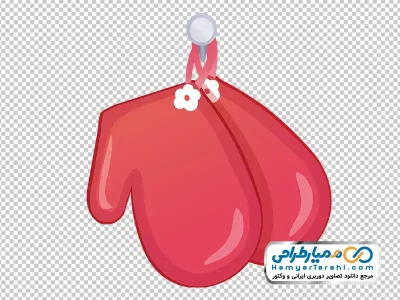 تصویر وکتوری دستکش آشپزی با فرمت png