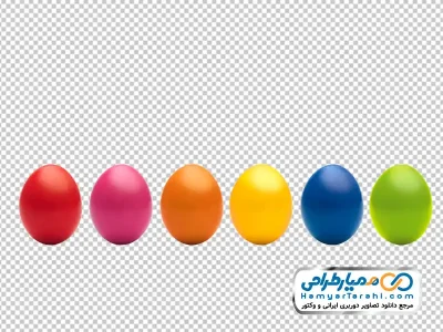 دانلود تصویر با کیفیت تخم مرغ های رنگی