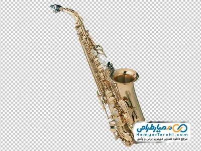 تصویر با کیفیت ساکسیفون با فرمت png