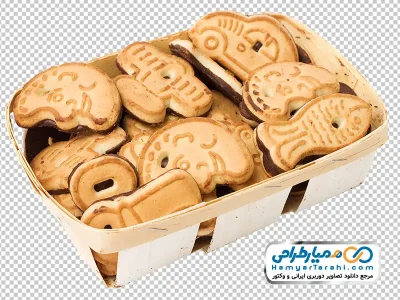 دانلود تصویر با کیفیت بیسکویت های شکلی