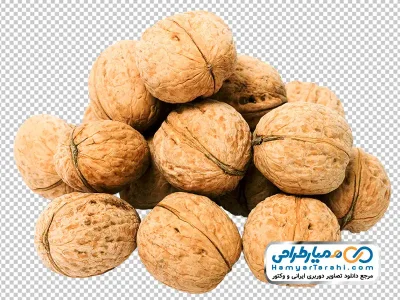 تصویر با کیفیت گردو با فرمت png