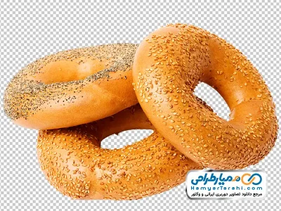 دانلود تصویر png نان باگت حلقه ای