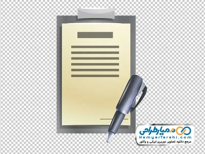 تصویر وکتوری تخته شاسی با خودکار فرمت png