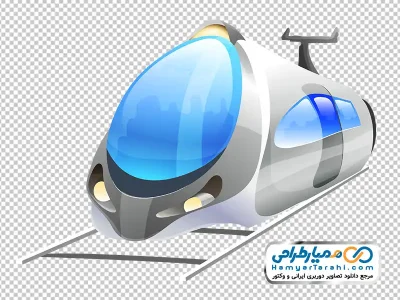 دانلود عکس وکتوری قطار برقی