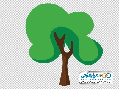 عکس کارتونی درخت