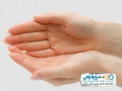 دانلود تصویر png دست زنانه با ناخن بلند