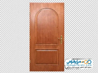 دانلود تصویر png درب داخلی آپارتمانی چوبی