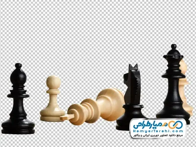 تصویر با کیفیت مهره های شطرنج