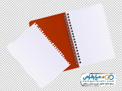 دانلود عکس وکتوری دفتر خط دار فنری