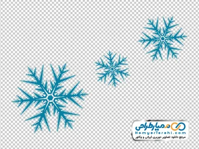 آیکون دانه های برف با فرمت png