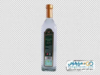 تصویر با کیفیت بطری عرق گیاهی ترکیبی