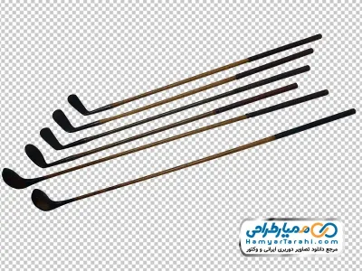 تصویر با کیفیت ست چوب گلف قدیمی