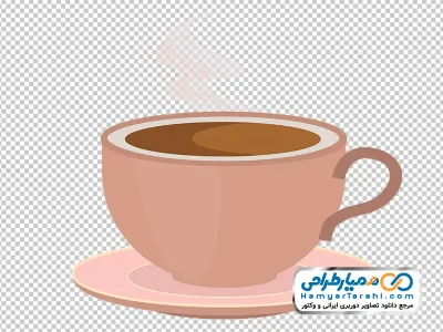 عکس وکتوری فنجان چای با فرمت png