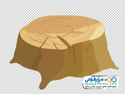 دانلود تصویر وکتوری تنه درخت برش خورده