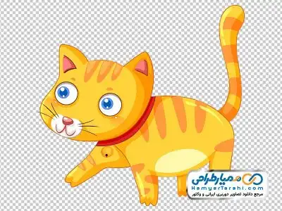 تصویر کارتونی گربه