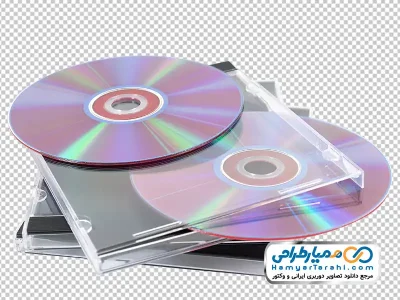 دانلود عکس بدون پس زمینه CD خام با جعبه