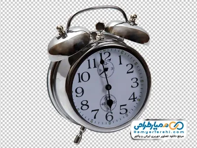 تصویر با کیفیت ساعت زنگدار با فرمت png